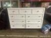9 DRAWER DRESSER WITH GOLD ACCENTS - 2