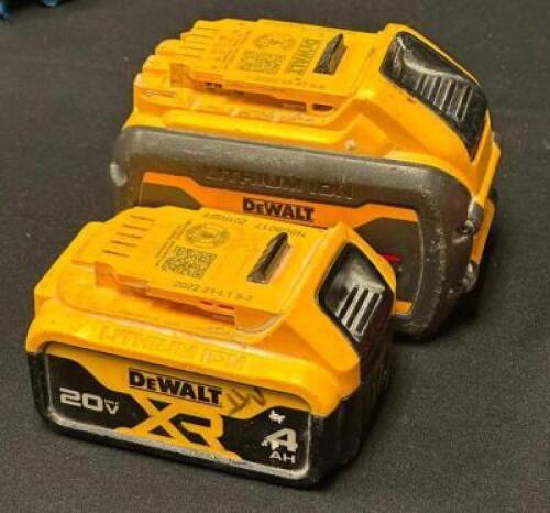 (2) - DEWALT TOOL BATTERIES