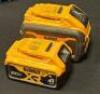 (2) - DEWALT TOOL BATTERIES