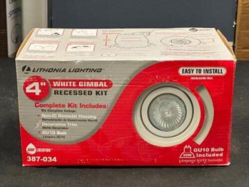 (10) - 4" RECESSED LIGHT KITS
