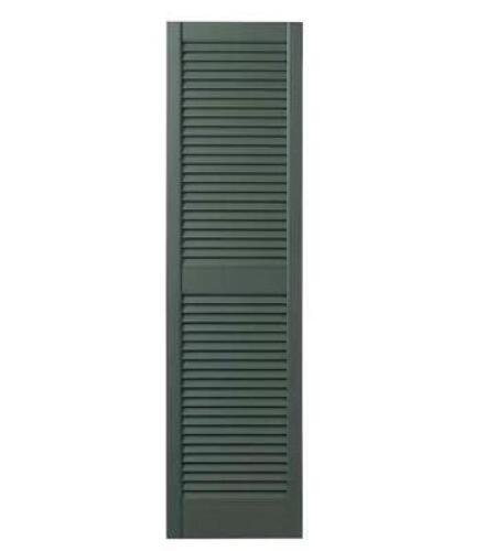 OPEN LOUVERED POLYPROPYLENE SHUTTERS PAIR