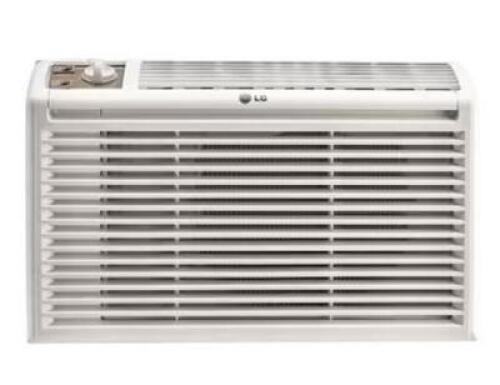 5,000 BTU 115-VOLT WINDOW AIR CONDITIONER LW5016 IN WHITE