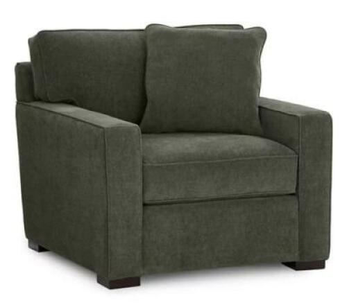 38" FABRIC ARMCHAIR