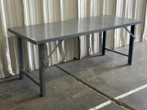 5000 LBS. CAP. STEEL STOP WORKBENCH WITH ADJUSTABLE LEG HEIGHT
