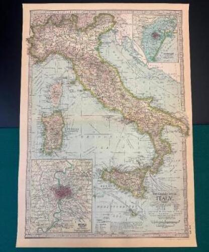 VINTAGE ITALIAN MAP