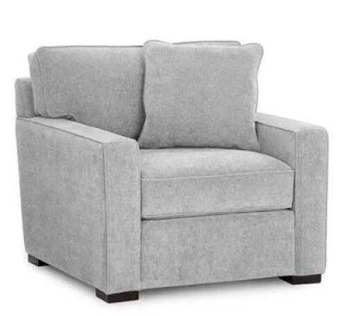 38" FABRIC ARMCHAIR