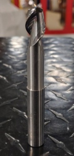 (2) SOLID CARBIDE REDUCED NECK END MILL