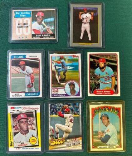 (8) - MLB TRADING CARDS