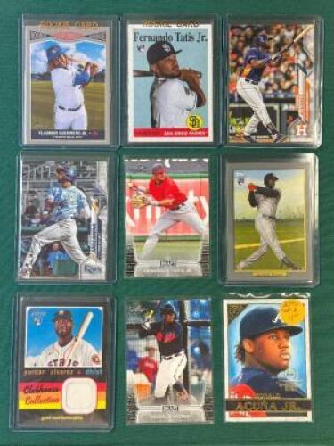 (9) - MLB MODERN STAR ROOKIE CARDS
