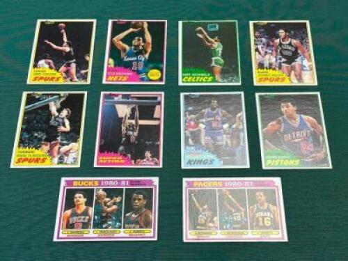 (10) - VINTAGE BASKETBALL CARDS