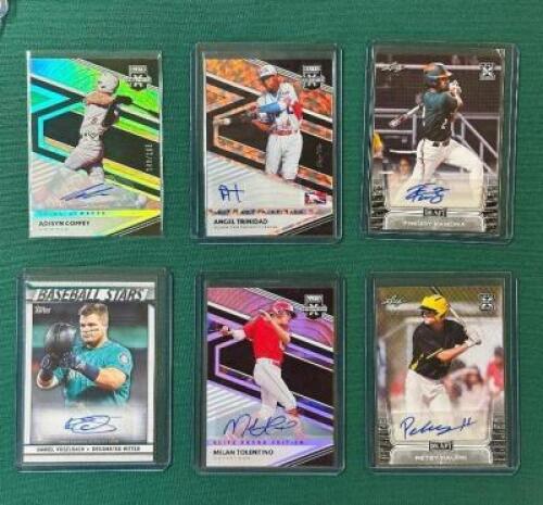 (6) - MLB AUTOGRAPH CARDS