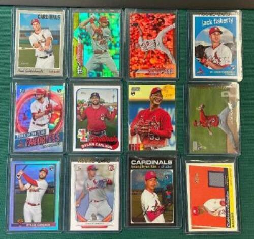(12) - FORMER CARDINAL ROOKIE CARDS