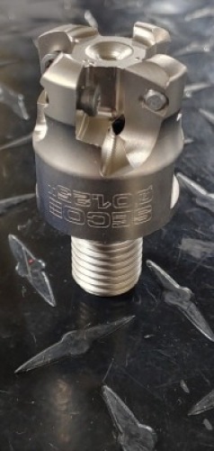 (1) M12 MODULAR , INDEXABLE HIGH-FEED END MILL