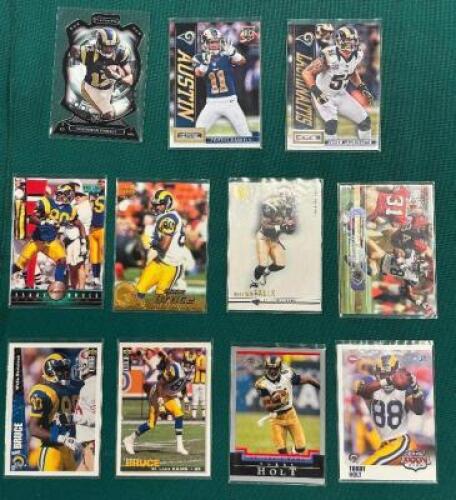 (11) - ST. LOUIS RAM LEGEND CARDS