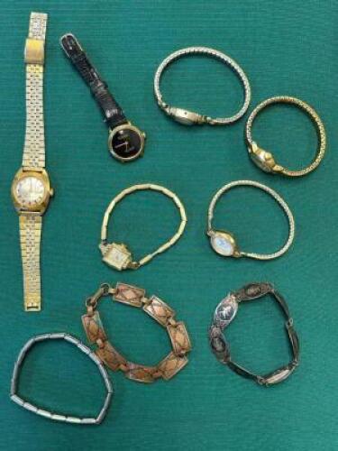 VINTAGE WATCHES AND BRACELETS