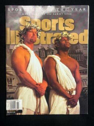 DECEMBER 1998 SPORTS ILLUSTRATED FEATURING MARK MCGWIRE AND SAMMY SOSA