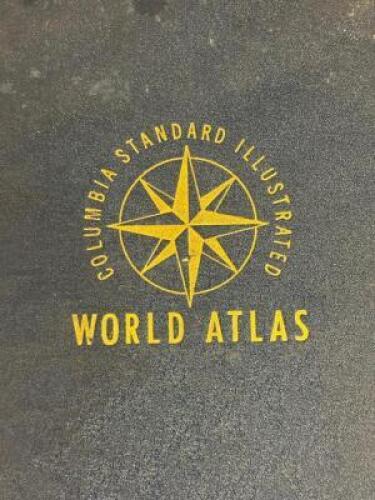 VINTAGE COLUMBIA STANDARD ILLUSTRATED WORLD ATLAS