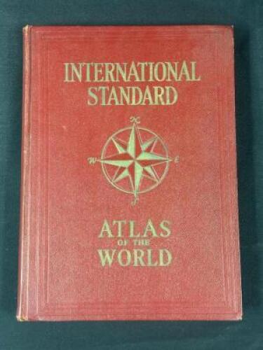 VINTAGE COLUMBIA STANDARD ILLUSTRATED WORLD ATLAS
