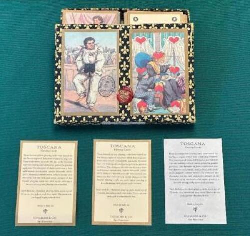 VINTAGE TOSCANA PLAYING CARD SET