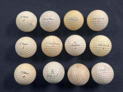 VINTAGE DOZEN OF GOLF BALLS