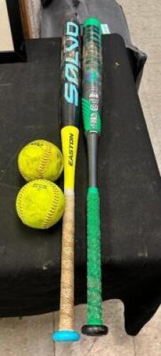 (2) - MEN'S SOFTBALL BATS