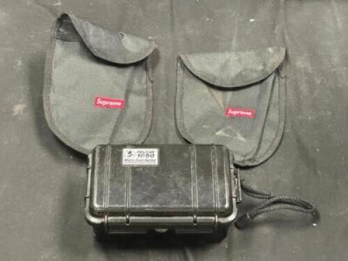 MINI CONTAINER WITH (2) - REMOVABLE BAG POUCHES