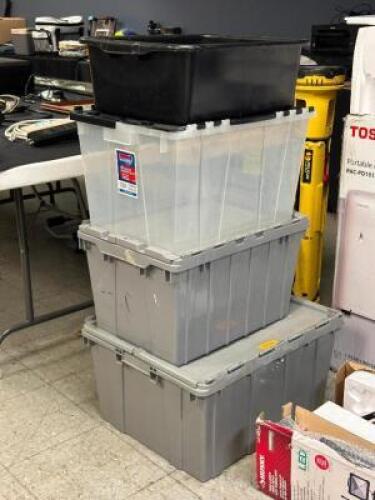 (4) - ASSORTED CONTAINERS