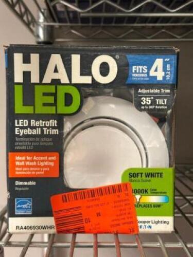 (3) - 4" HALO LED LIGHTS