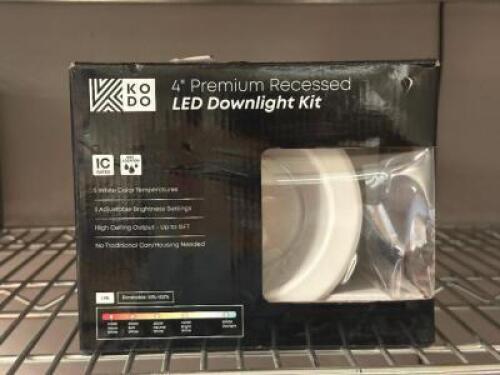 4" PREMIUM RECESSED LED DOWNLIGHT KIT