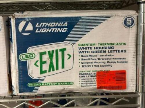 LED QUANTUM THERMOPLASTIC EXIT SIGN
