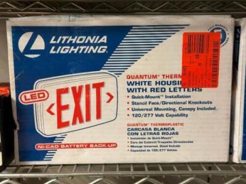 LED QUANTUM THERMOPLASTIC EXIT SIGN