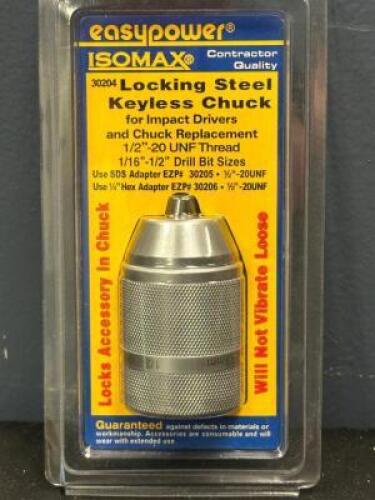 7 CT. BOX OF LOCKING STEEL KEYLESS CHUCK