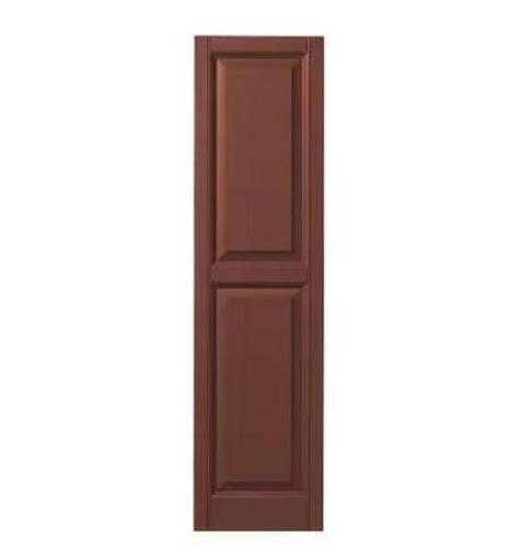 RAISED PANEL POLYPROPYLENE SHUTTERS PAIR
