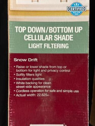 (2) - TOP DOWN / BOTTOM UP CELLULAR SHADES