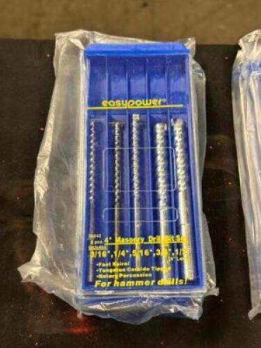 (3) - 4" MASONRY DRILL BIT SETS
