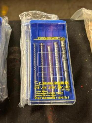 (3) - 4" MASONRY DRILL BIT SETS