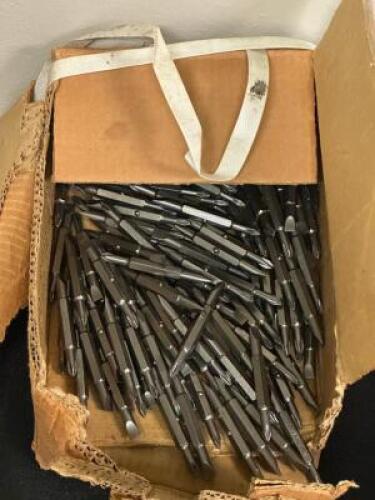 LARGE GROUP OF PHILLIPS AND FLAT HEAD DRIVER NECKS AND BIT HEADS