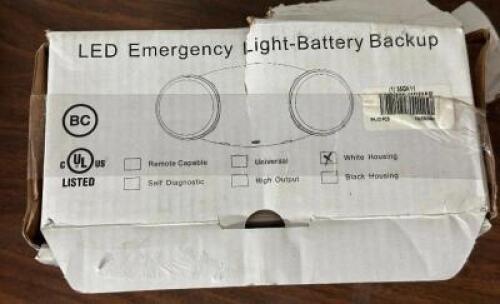 LED EMERGENCY LIGHT BATTERY BACKUP