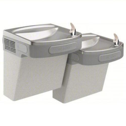 DESCRIPTION: (1) WALL MOUNT TWO LEVEL DRINKING FOUNTAIN BRAND/MODEL: ELKAY 1PX55 SIZE: 25-3/8" HT RETAIL$: $1,499.06 QTY: 1