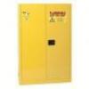 DESCRIPTION: (1) HAZARDOUS MATERIALS STORAGE CABINET BRAND/MODEL: EAGLE 1947X INFORMATION: YELLOW SIZE: 45 GAL, 43" W 18" D 65" H RETAIL$: $1,565.79 Q