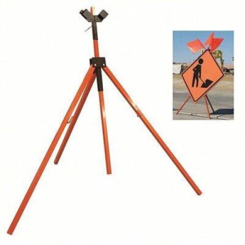 DESCRIPTION: (1) RIGID TRIPOD SIGN STAND BRAND/MODEL: DICKE T155 SIZE: FITS 36" 'AND 48" SIGNS RETAIL$: $137.15 QTY: 1