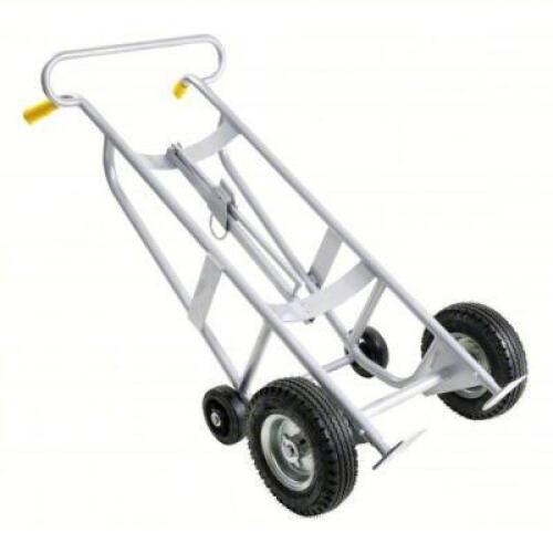 DESCRIPTION: (1) DRUM HAND TRUCK BRAND/MODEL: DAYTON 34D654 INFORMATION: 700LB LOAD CAPACITY SIZE: FITS 30, 55 85 GAL RETAIL$: $580.67 QTY: 1