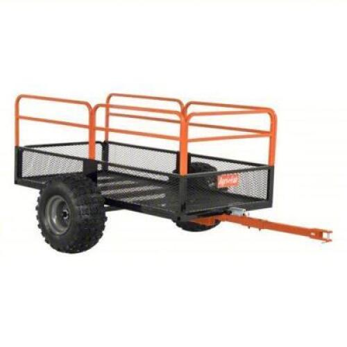 DESCRIPTION: (1) ATV/UTV TRAILER CART BRAND/MODEL: AGRI FAB 45-0554 INFORMATION: PNEUMATIC WHEELS SIZE: 17 CU FT, 1250 # LOAD CAP, 88 1/16" X 52 1/2"