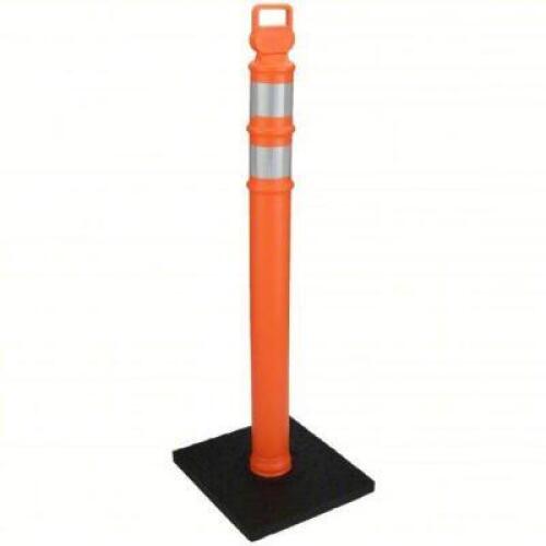 DESCRIPTION: (3) DELINEATOR POSTS, ORANGE BRAND/MODEL: AV 1EKU7 SIZE: 45" OAH RETAIL$: 33.17 EA QTY: 3