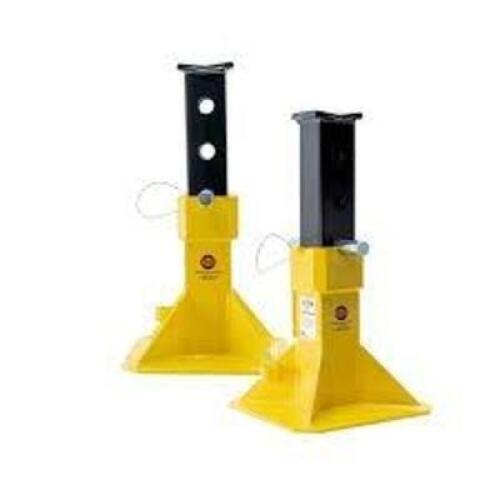 DESCRIPTION: (1) SET OF (2) HEAVY DUTY JACK STANDSBRAND/MODEL: ESCO #10455INFORMATION: YELLOW, 22 TON CAPACITYRETAIL$: $389.48 EAQTY: 1