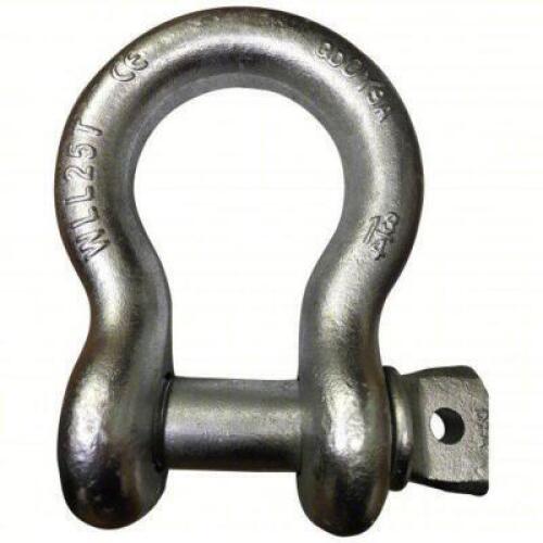 DESCRIPTION: (1) ANCHOR SHACKLE BRAND/MODEL: PRODUCT NUMBER #55AX89 INFORMATION: SCREW PIN, 50,000 LB WORKING LOAD LIMIT, 2 7/8 IN WD BETWEEN EYES RET