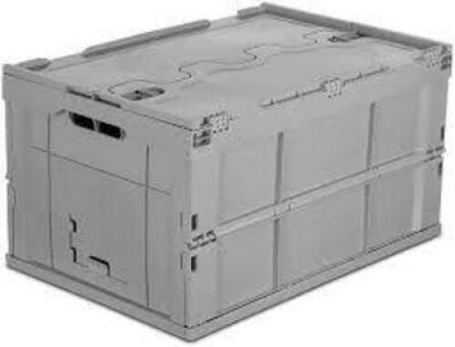DESCRIPTION: (3) FOLDABLE CRATE BRAND/MODEL: MOUNT-IT! #MI-908 INFORMATION: GRAY, 65L SIZE: 23.6" X 15.8" X 13" RETAIL$: $42.99 EA QTY: 3