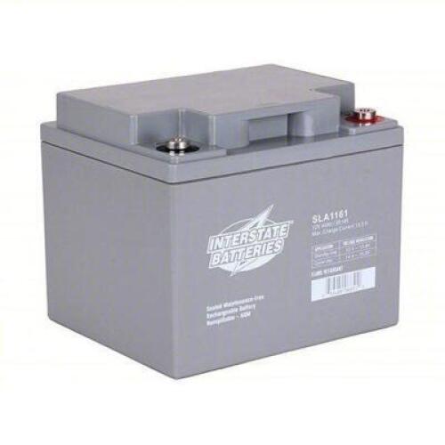 DESCRIPTION: (1) BATTERY REPLACEMENT BRAND/MODEL: INTERSTATE BATTERY #SLA1161 INFORMATION: SEALED LEAD-ACID, 12V 44Ah RETAIL$: $238.50 EA QTY: 1