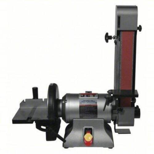 DESCRIPTION: (1) BELT AND DISC SANDER BRAND/MODEL: JET #56LZ27 INFORMATION: FOR METAL, 115 V, SINGLE-PHASE SIZE: 2" X 48" RETAIL$: $867.09 EA QTY: 1
