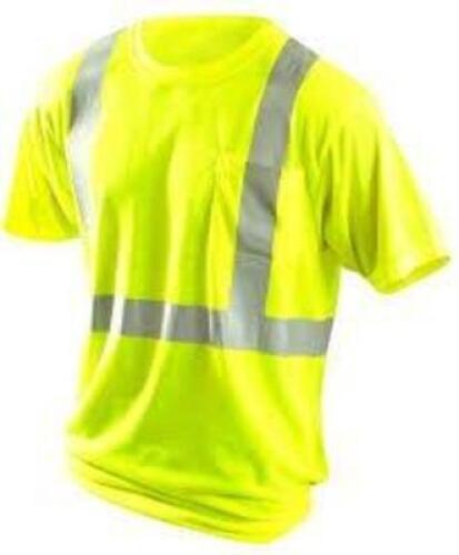 DESCRIPTION: (5) HI-VIZ REFLECTIVE T-SHIRTS BRAND/MODEL: OCCUNOMIX #LUX-SSEPT2B INFORMATION: HI-VIZ, REFLECTIVE SIZE: 4XL RETAIL$: $18.99 EA QTY: 5